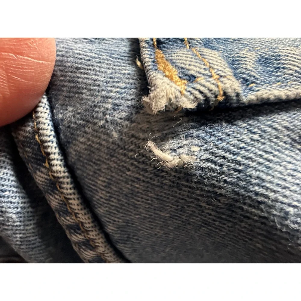 Wrangler Regular Fit Mens Jeans 38x30 Blue Denim‎ 965T1DS Mid Wash Straight Leg